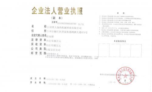 企业营业执照